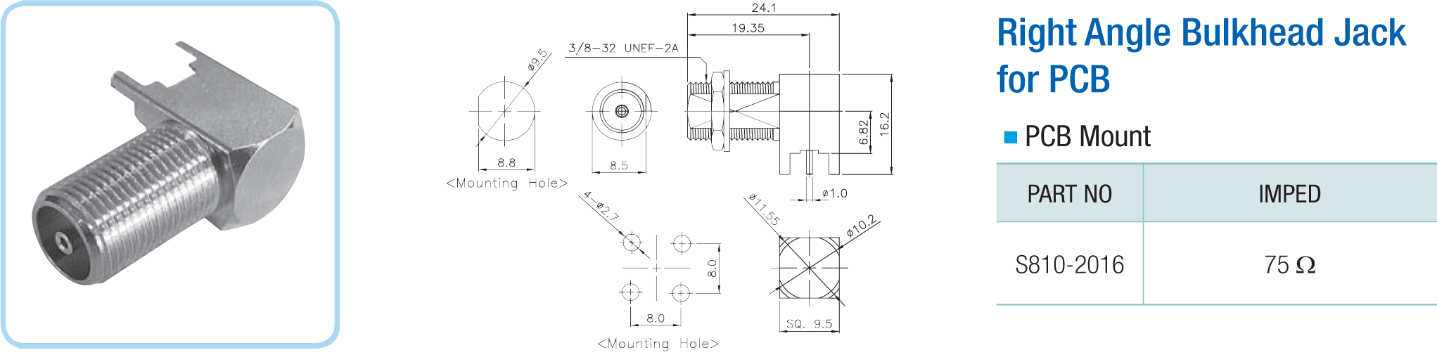 F Coaxial Connectors