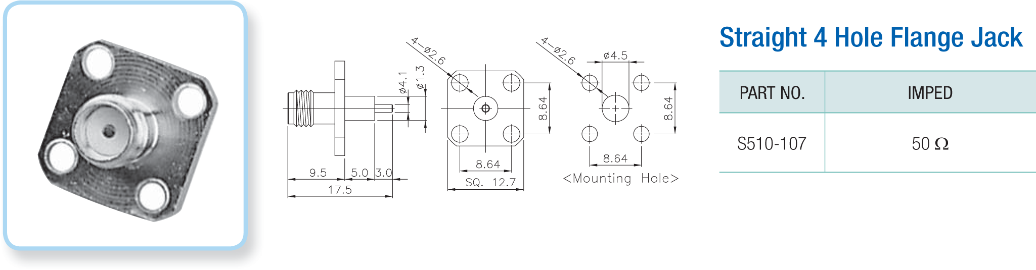 SMA Coaxial Connectors