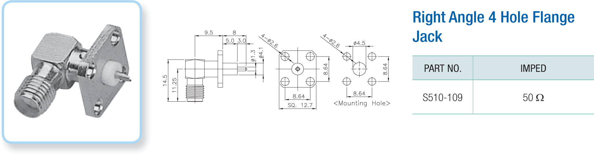 SMA Coaxial Connectors