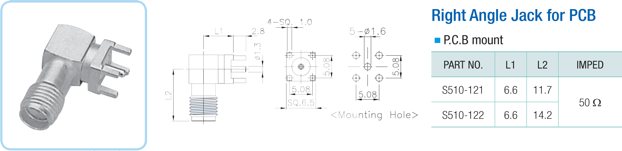 SMA Coaxial Connectors