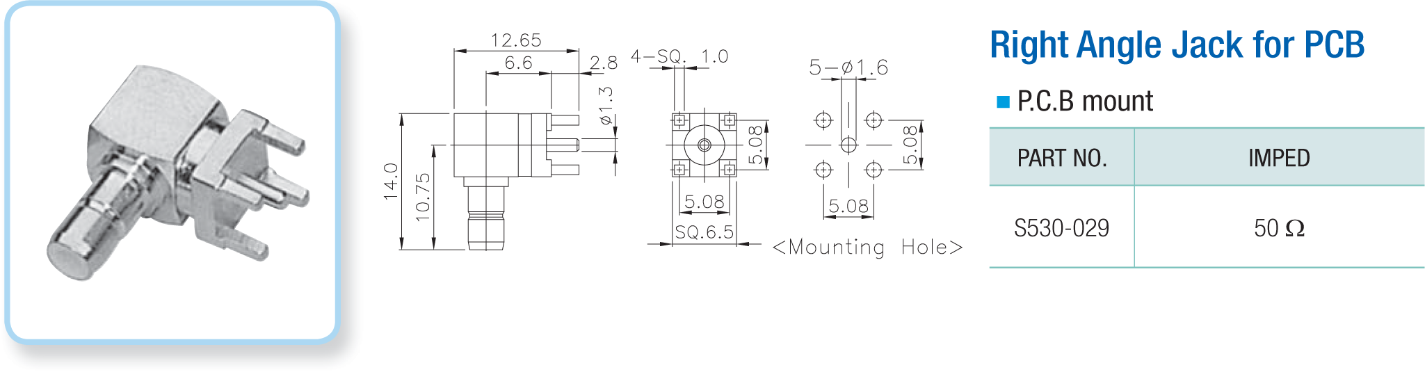 SMB Coaxial Connectors